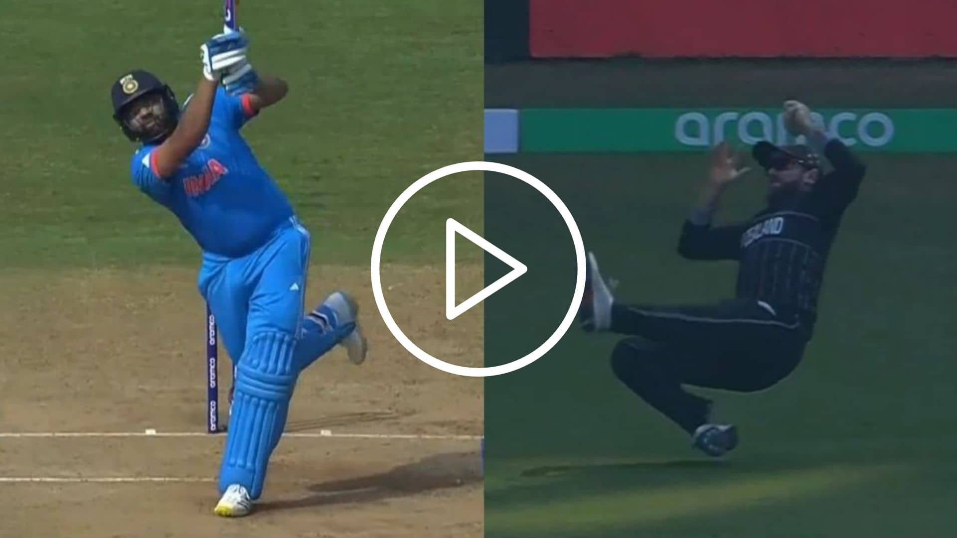[Watch] Rohit Sharma Departs As Williamson's 'Backward Falling Catch' Stuns IND